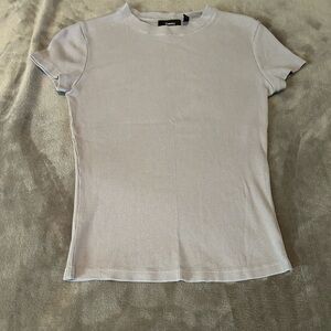 Theory | Tiny Tee in Ribbed Cotton